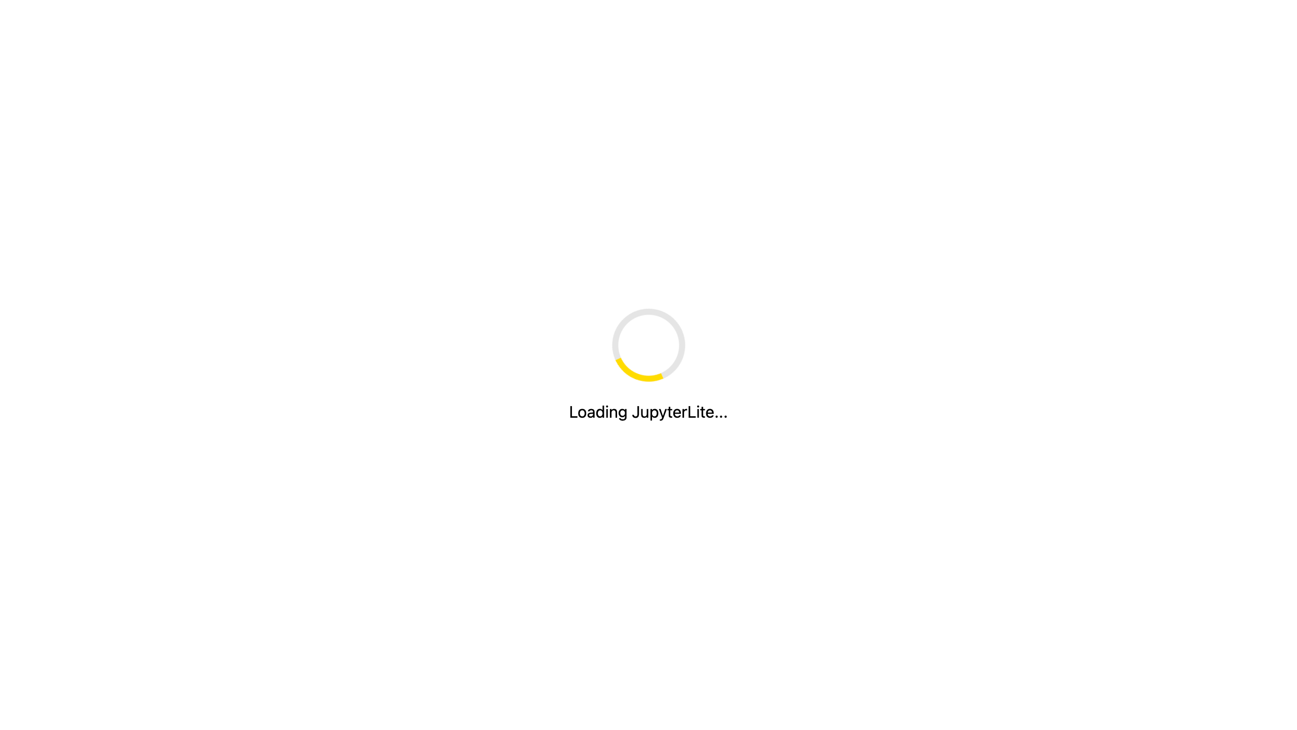 a screenshot of the page loading indicator
